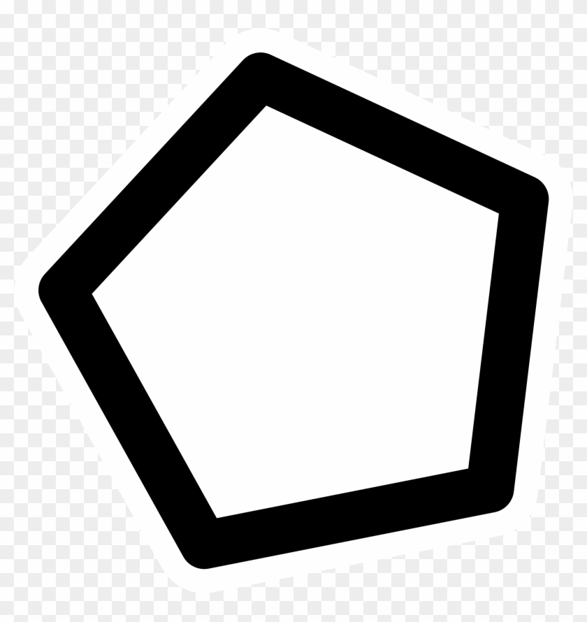 Polygons Cliparts Borders - Polygon Tool In Paint #130518