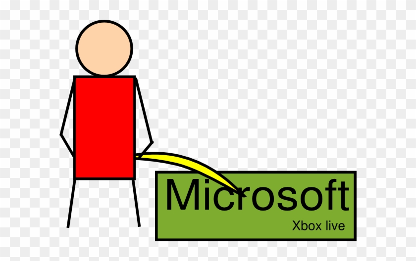 Piss On Microsoft Clip Art At Clker - Clip Art #130916