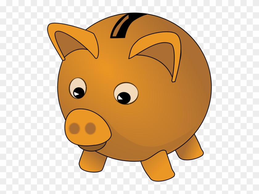 Banking Clipart 8 Bank Free Image - Orange Piggy Bank Clipart #130924