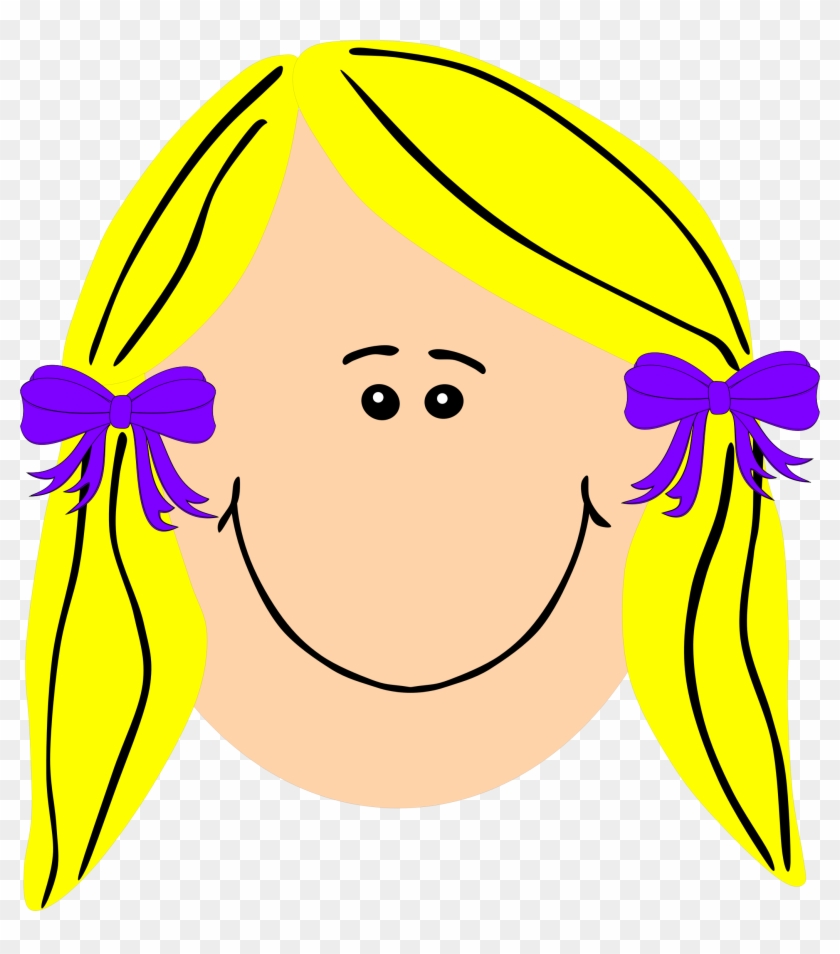 Clipart Blond Long Haired Girl - Clipart Girl With Blonde Hair #130926