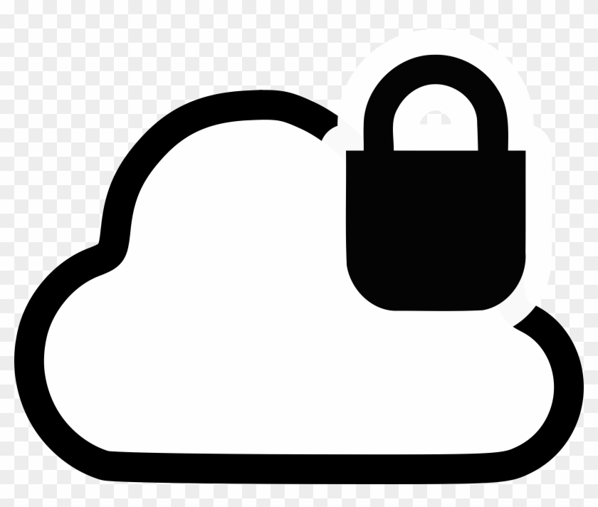 Secure Cloud - Cloud Clipart #130943