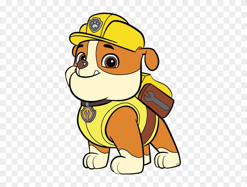 Images Were Colored And Clipped By Cartoon Clipart - Paw Patrol Rubble Cartoon #130996