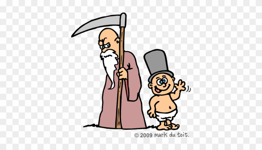 Baby New Year Clip Art - Father Time Baby New Year #131004