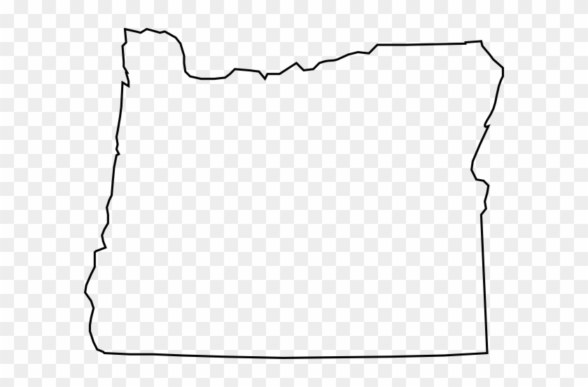 State Of Oregon Clipart - Oregon State Outline Vector - Full Size PNG ...