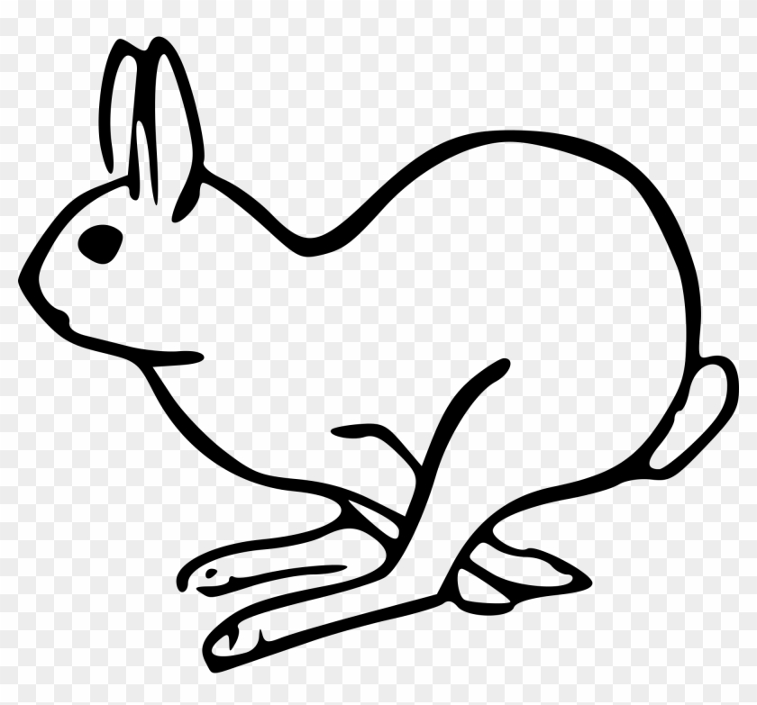 This Work, Identified By Publicdomainfiles - Draw A Bunny Running #131288