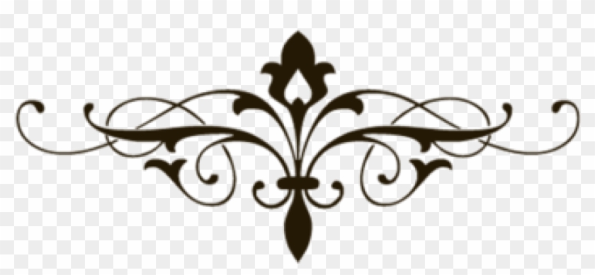Fancy Lines Clipart Flower Clipart Hatenylo Com Rh - Clip Art Decorative Line #131383