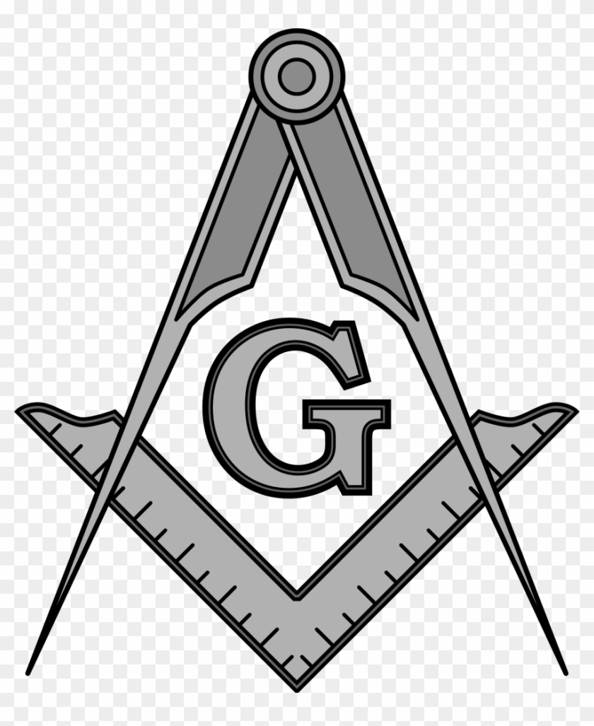 File - Masonic Squarecompassesg - Svg - Mason Square And Compass #131402