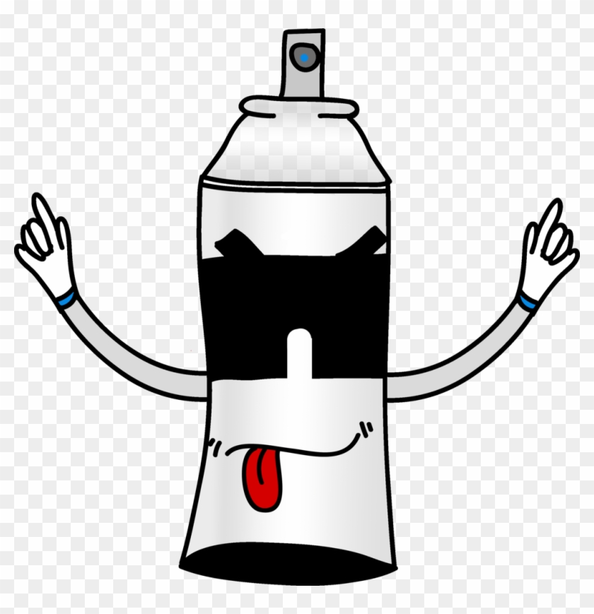 Cartoon Spray Can Images Pictures - Graffiti Cartoon Spray Can Easy #131595