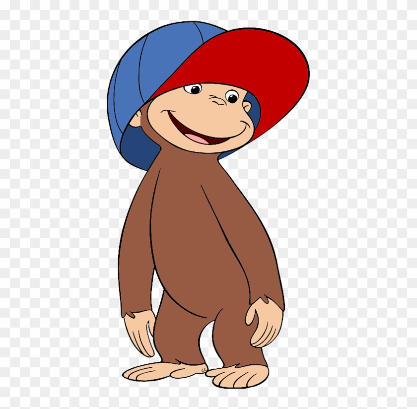 Curious George Wearing Cap - Curious George 1 Clipart #131709