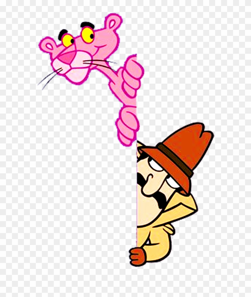 Pink Panther And Inspector Cluso Clip Art Cliparts - Pink Panther