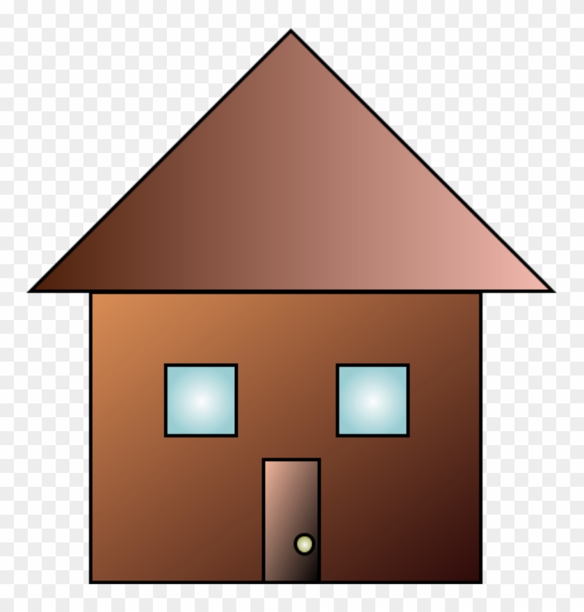 Brown House Clip Art #132167