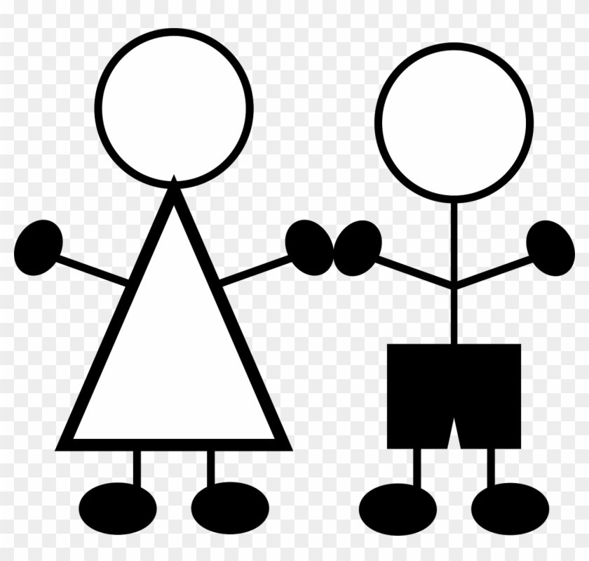 Boy And Girl Stick Figures #132298