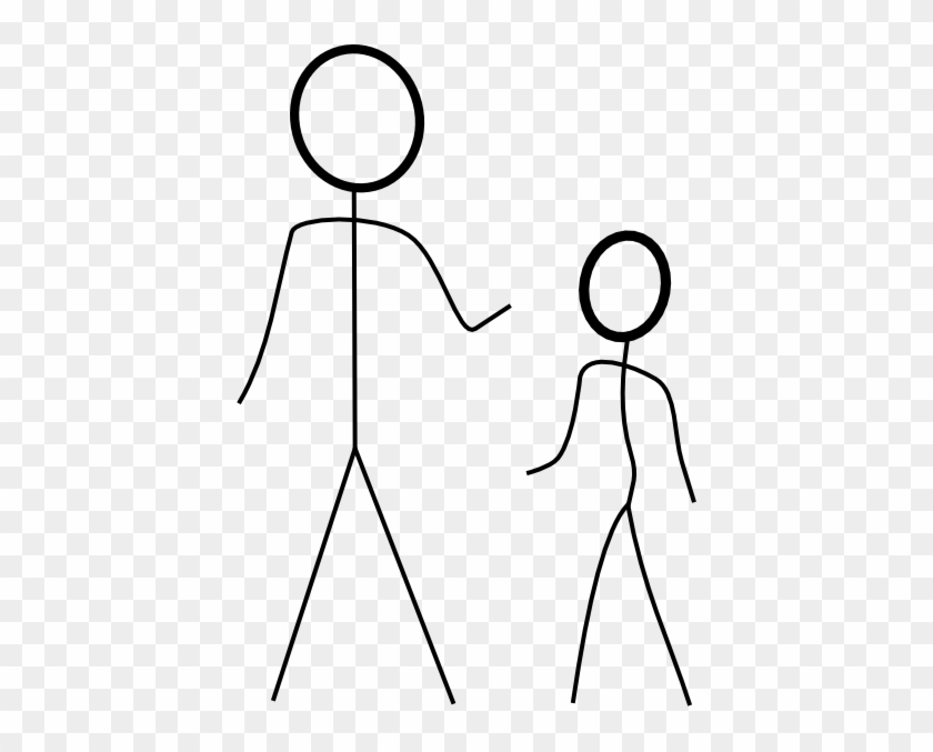 Two Stick Figures Clip Art - Two Stick Figure People #132313