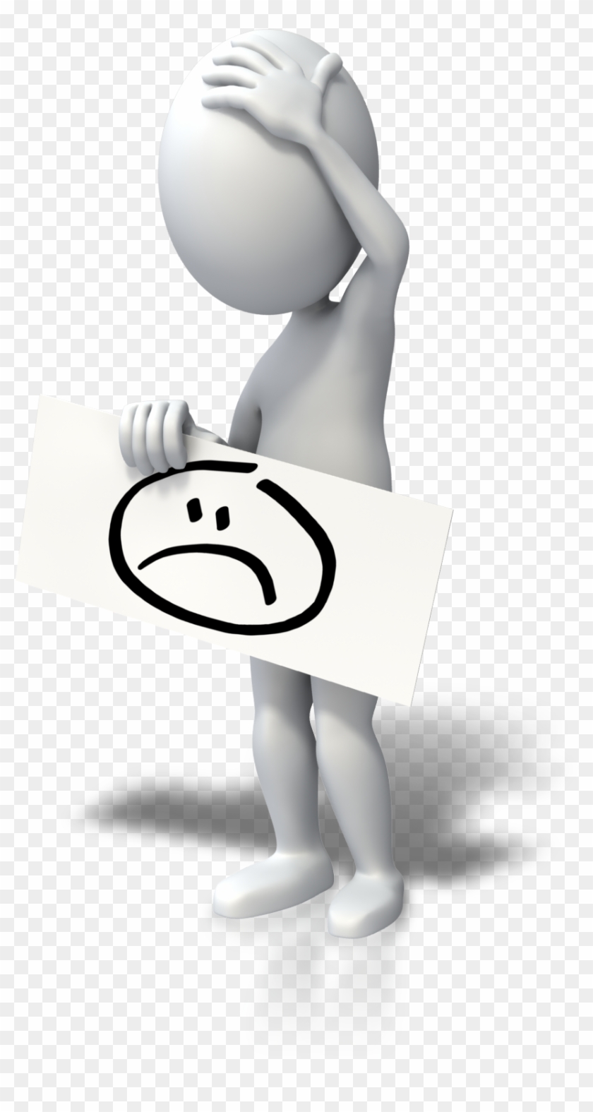 Sad Stick Figure Clipart Panda - Sad Stick Figure Png #132333