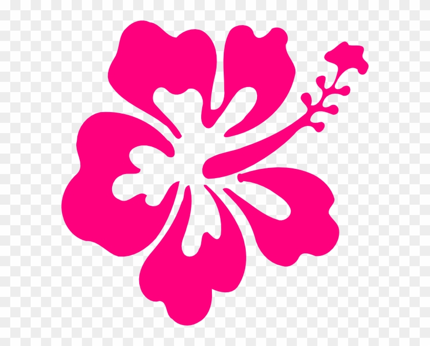 Hibiscus Clip Art - Clip Art Hawaiian Flowers #132534