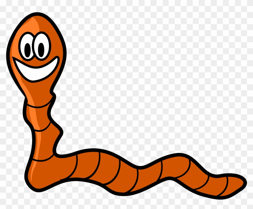 Worm Clipart - Cartoon Worm #132713