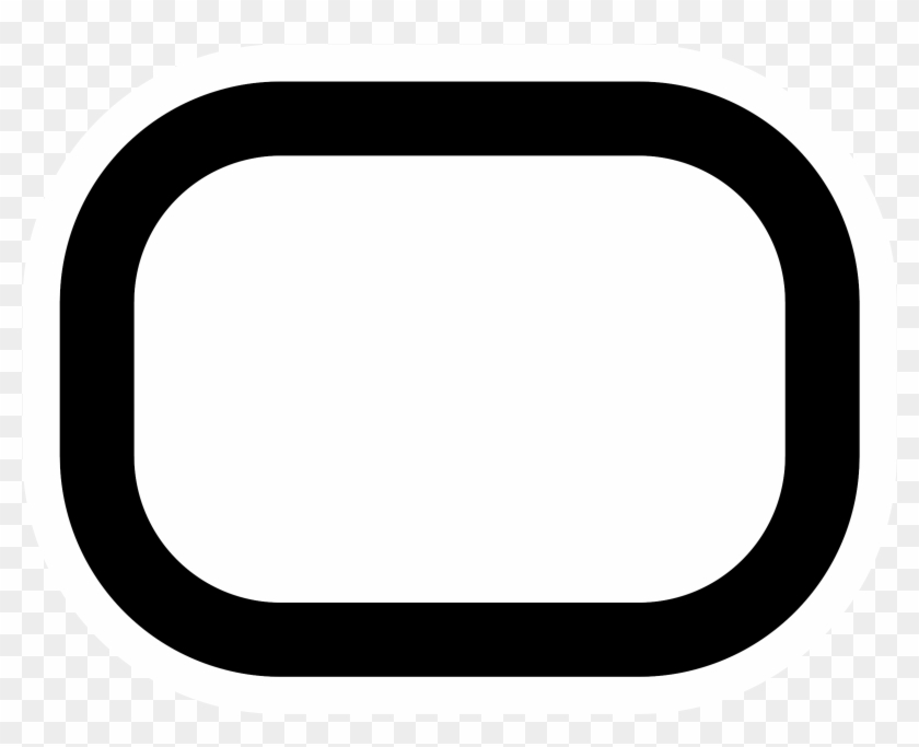 Rounded Rectangle Clip Art - Rounded Rectangle Clip Art #132737