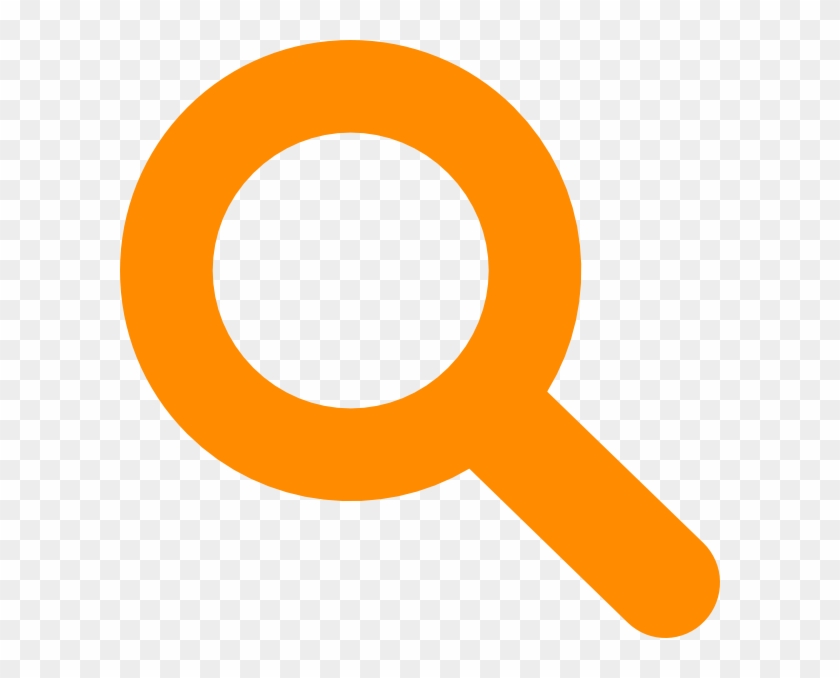 Search Icon Orange Clip Art - Search Icon Png Orange #132778
