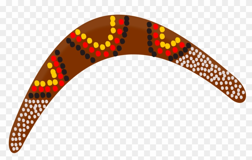 Big Image - Indigenous Boomerang #132938