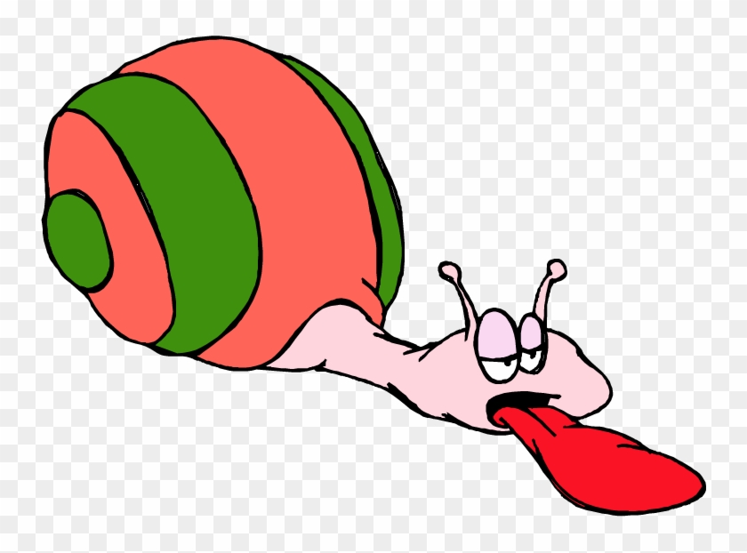 Long Day Weekend Clipart - Tired Snail Cartoon #132969