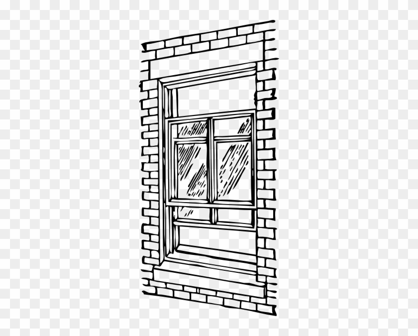 Clip Art Window - Coloring Book Window #133040