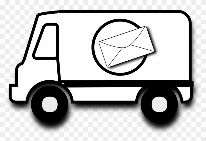 Delivery Van Clipart Png - Mail Truck Clipart #133093