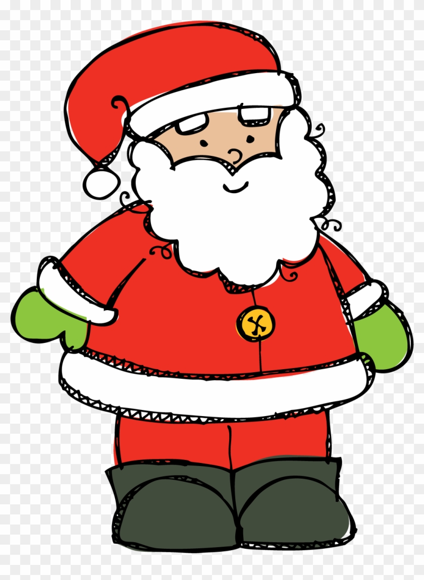 18 Santa Png Free Cliparts - Christmas Color By Sight Word #133205