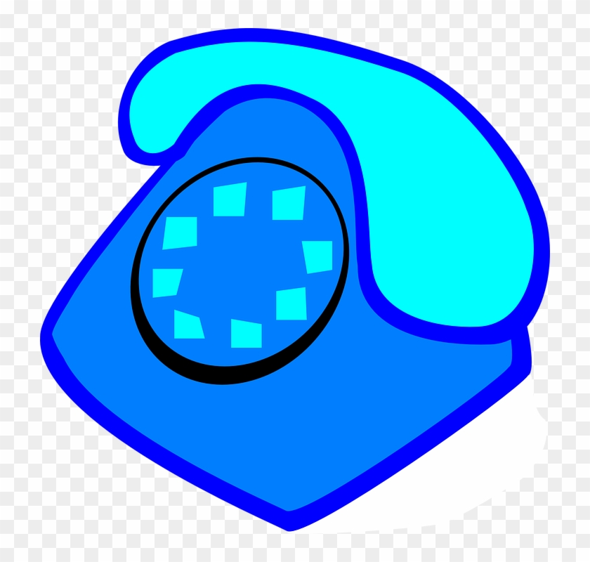 Telephone Clipart Blue Telephone - Blue Telephone Clip Art #133214