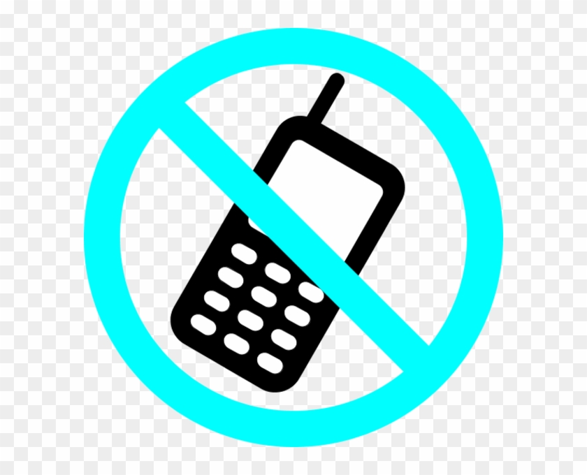 No Cell Phone Clipart Free - No Mobile Phones Sign #133283
