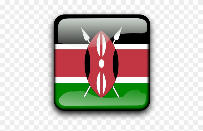 Flag Of Kenya Clipart, Vector Clip Art Online, Royalty - Kenya Flag #133341