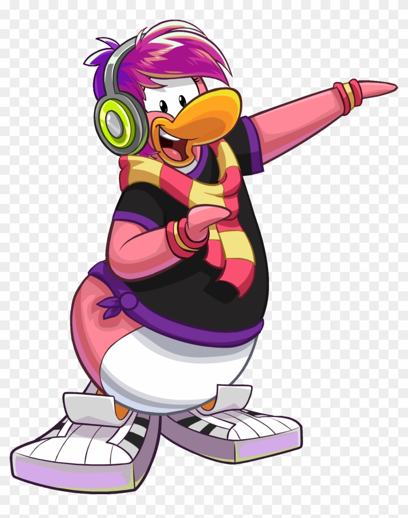 Cadence's Aug 2013 Hair Cadence Club Penguin Island Full Size PNG