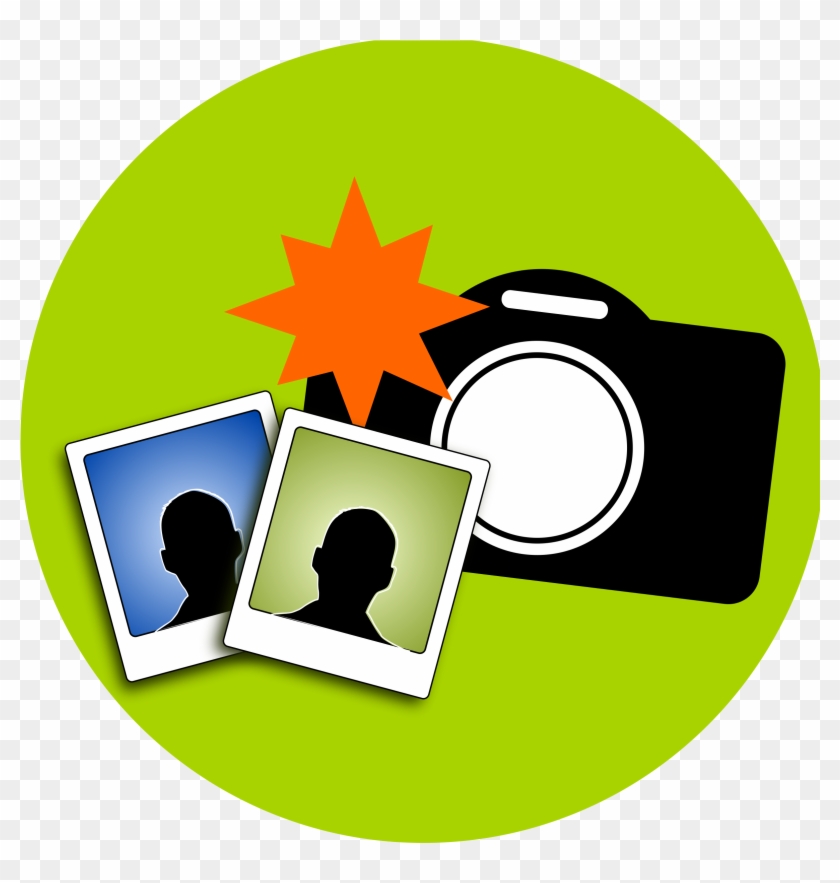 Big Image - Camera With Photos Clipart #133442