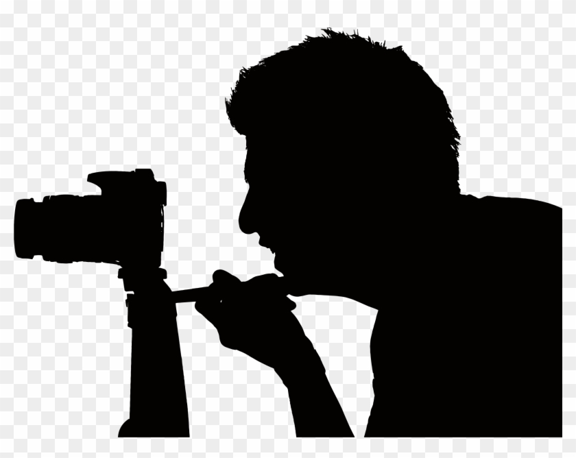 Man Taking A Picture Silhouette Icons Png - Taking A Photo Silhouette #133456