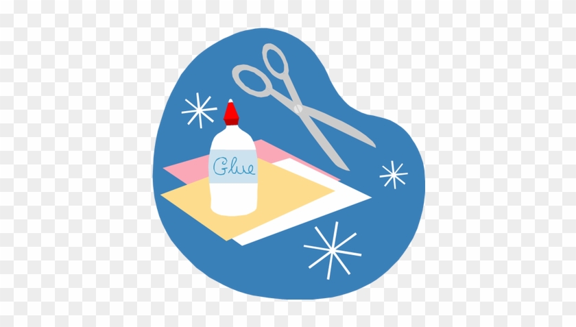 New Card Making Workshops - Scissors Glue Clip Art #133559