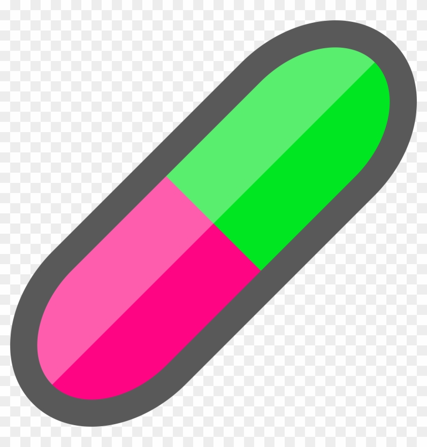 More From My Site - Pink And Green Pill #134296