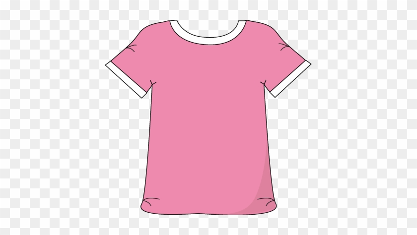 Cool Tshirt Clip Art T Shirt Clip Art Designs Free - Pink T Shirt Clipart #134317