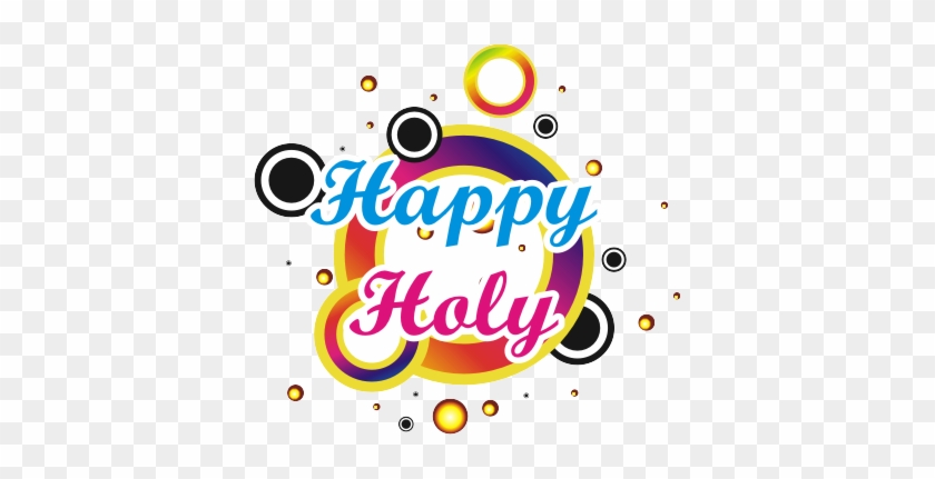 Happy Holi Text Png Transparent Images - Happy Holi Logo Png #134504