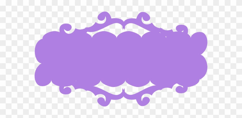 Purple Banner Clip Art At Clker - Pink Ribbon Clipart Png #134583