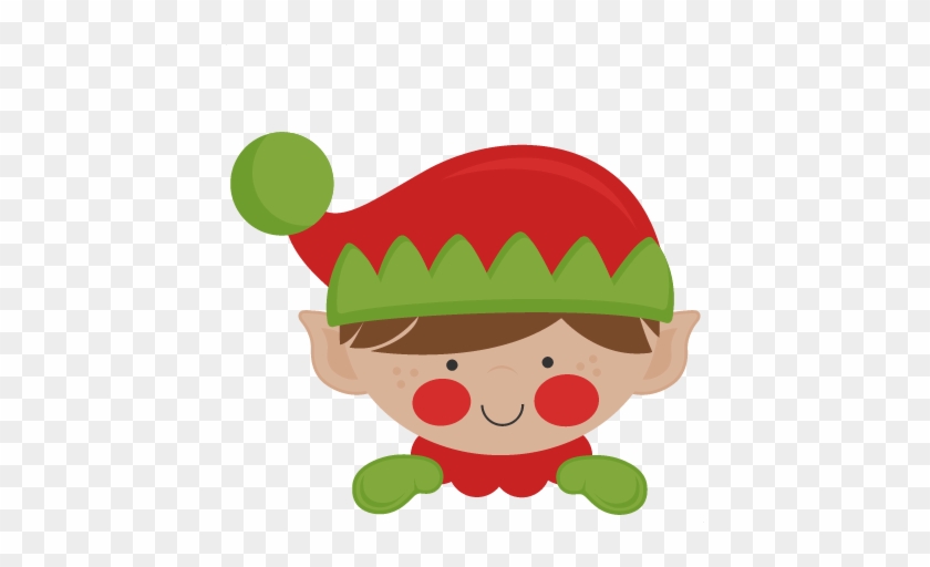 Elf Graphics - Elf Peeking Clipart #134937