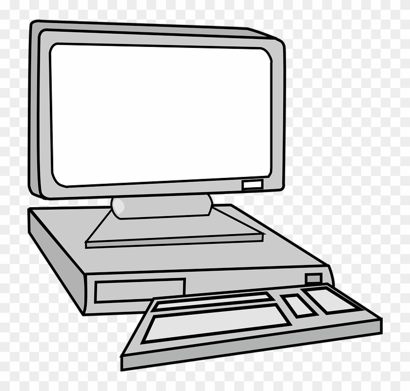 Clipart Black And White Computer #134963