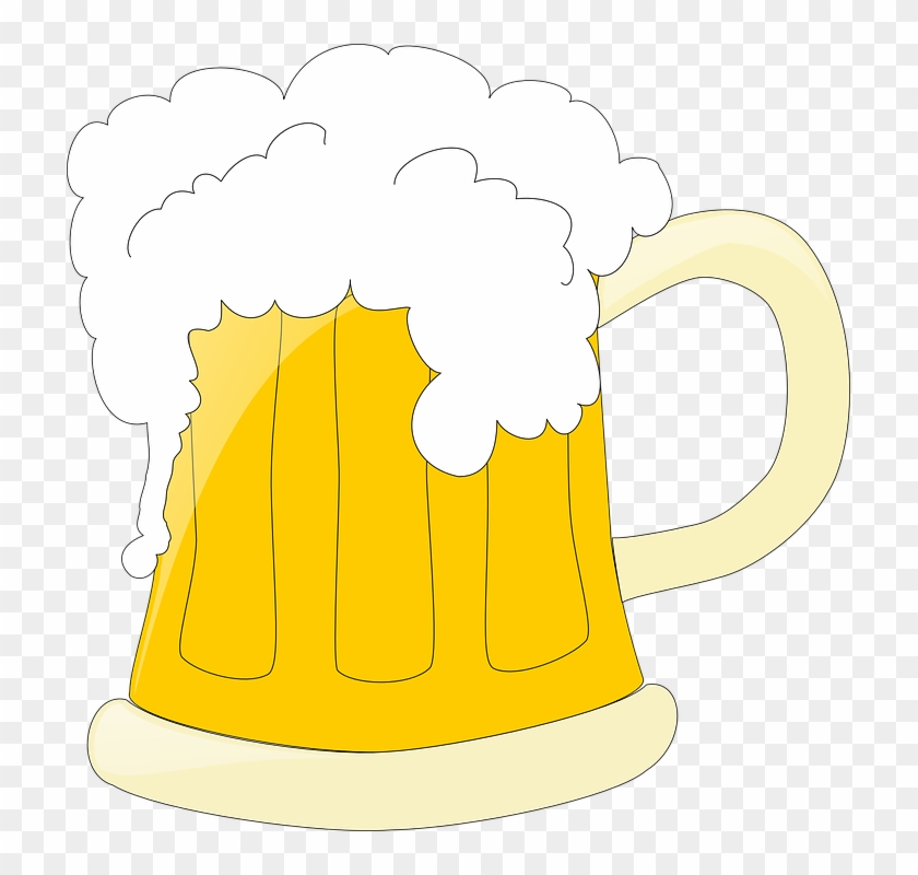 Beer Mug Clip Art - Beer Clipart Black Background #134975