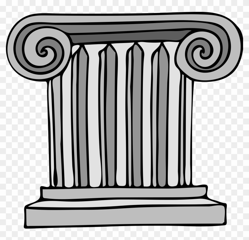 Greece Clipart Ancient Athens - Roman Columns Clip Art #135062