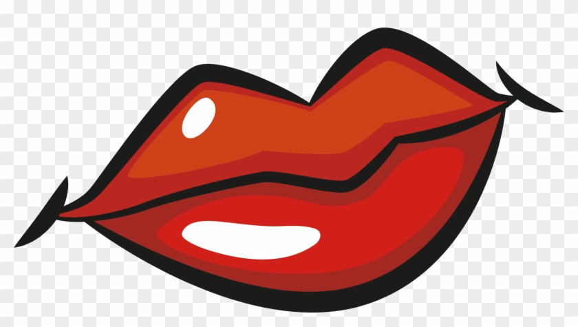 Cartoon Lip Drawing Clip Art - Drawings Of Cartoon Lips #135077