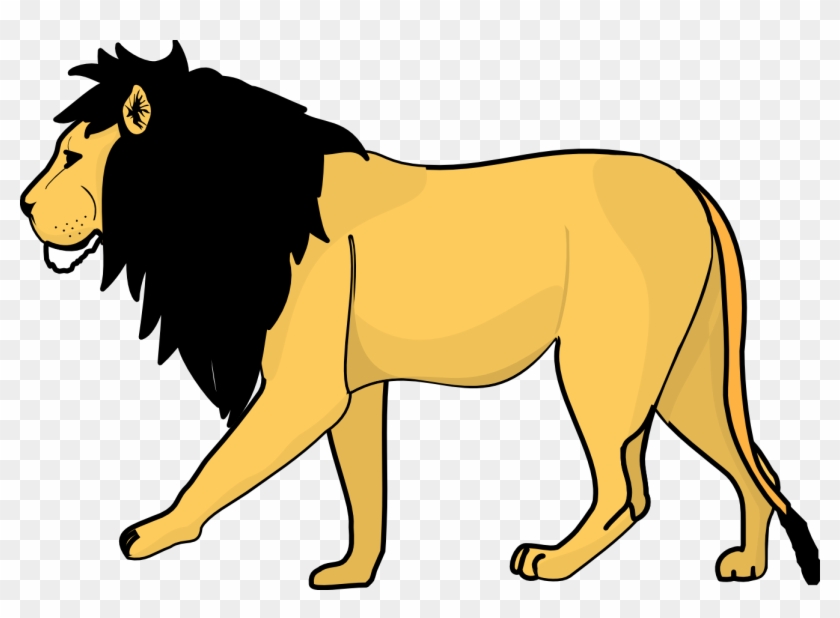 Lion Line Art Openclipart - Lion Png Clipart #135165