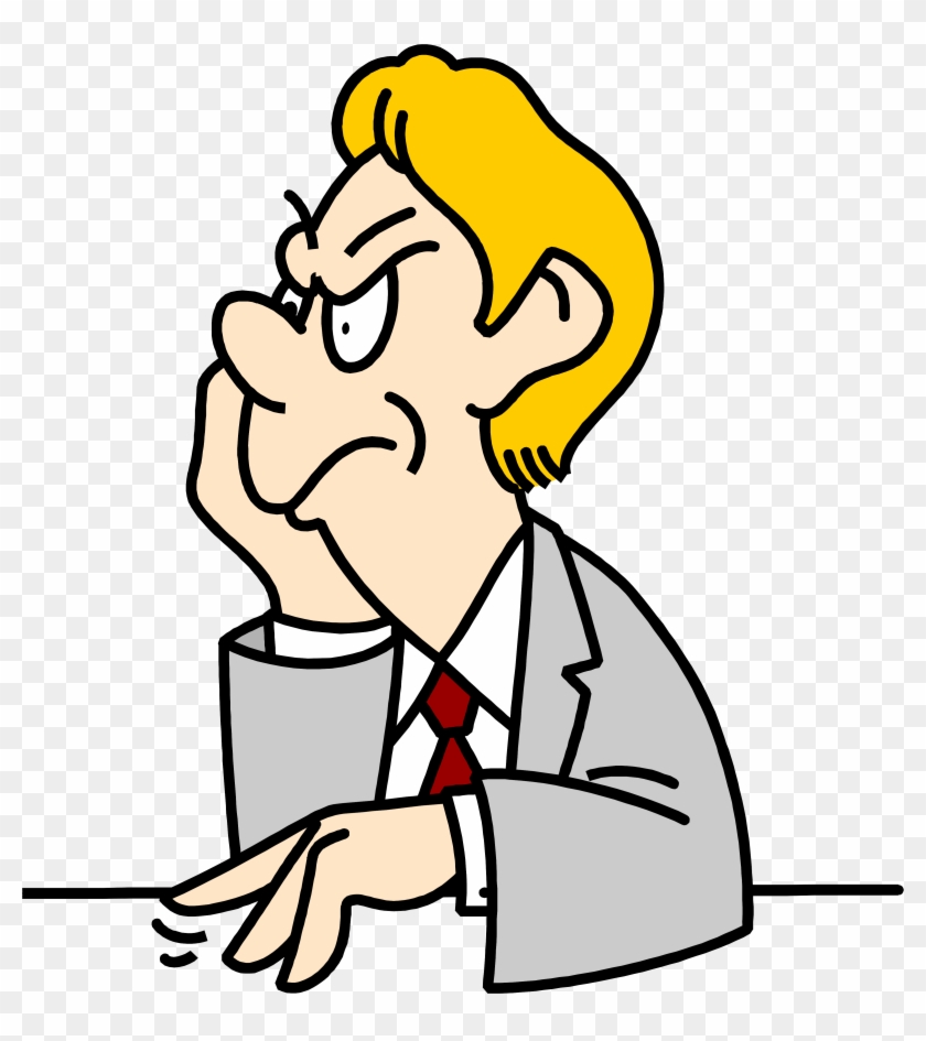 Argumentation - Clipart Frustrated #135232