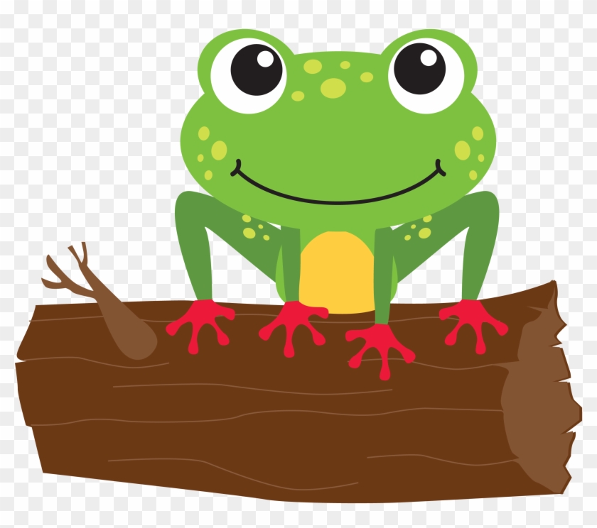 Frog On A Log - Clip Art Frog On A Log #135276