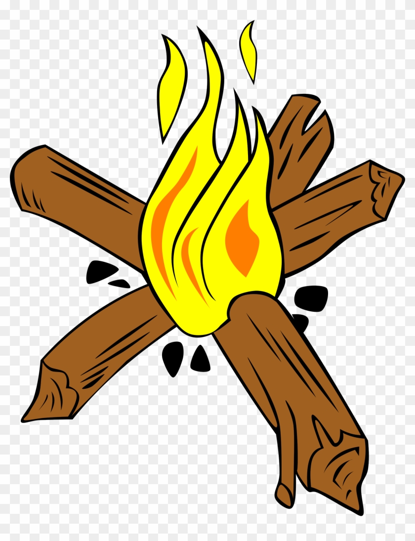 Campfire Camping Fire Making Clip Art - Build A Star Fire #135312