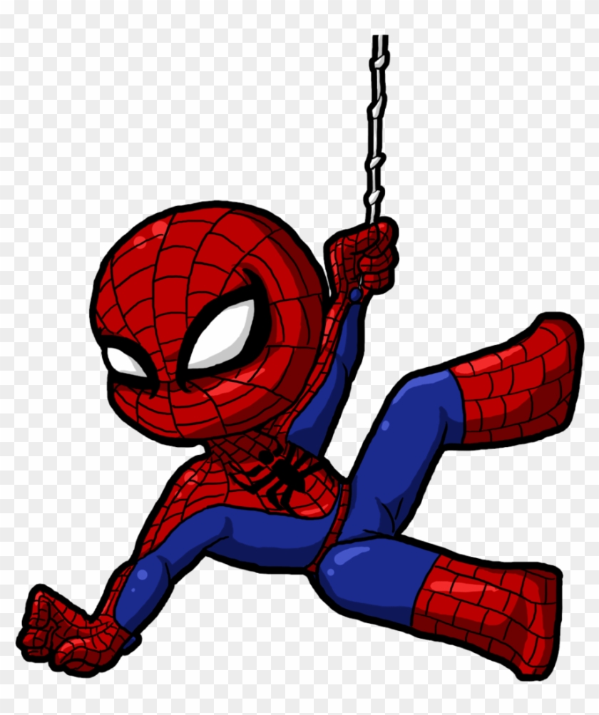 Spider-man Clipart Spiderman Web - Spiderman Cartoon Drawing #135363