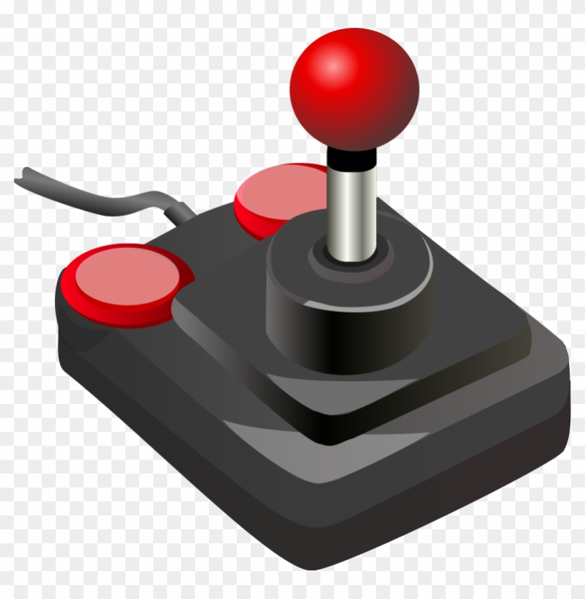 Joystick Game Controller Clip Art - Joystick Game Controller Clip Art #135569