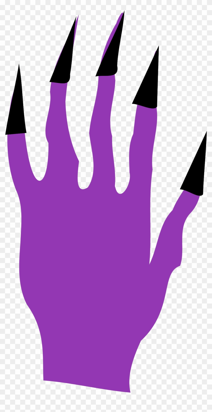 Halloween Nails Png Images - Clip Art Witch Fingers #135622